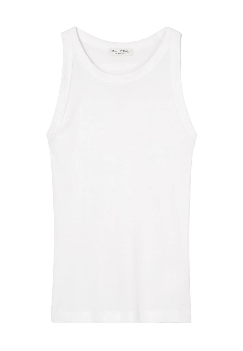 Marc O'Polo Top, Bio-Baumwolle, für Damen, weiß, XS