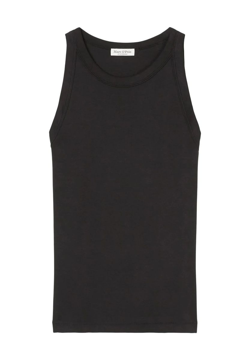 Marc O'Polo Top, Bio-Baumwolle, für Damen, schwarz, XS