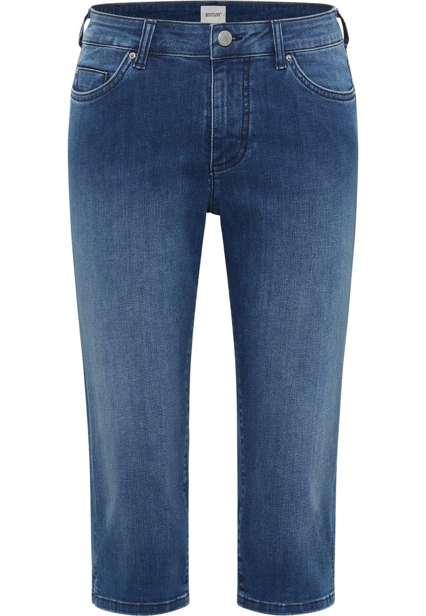 Slim Fit Denim Capri-Jeans