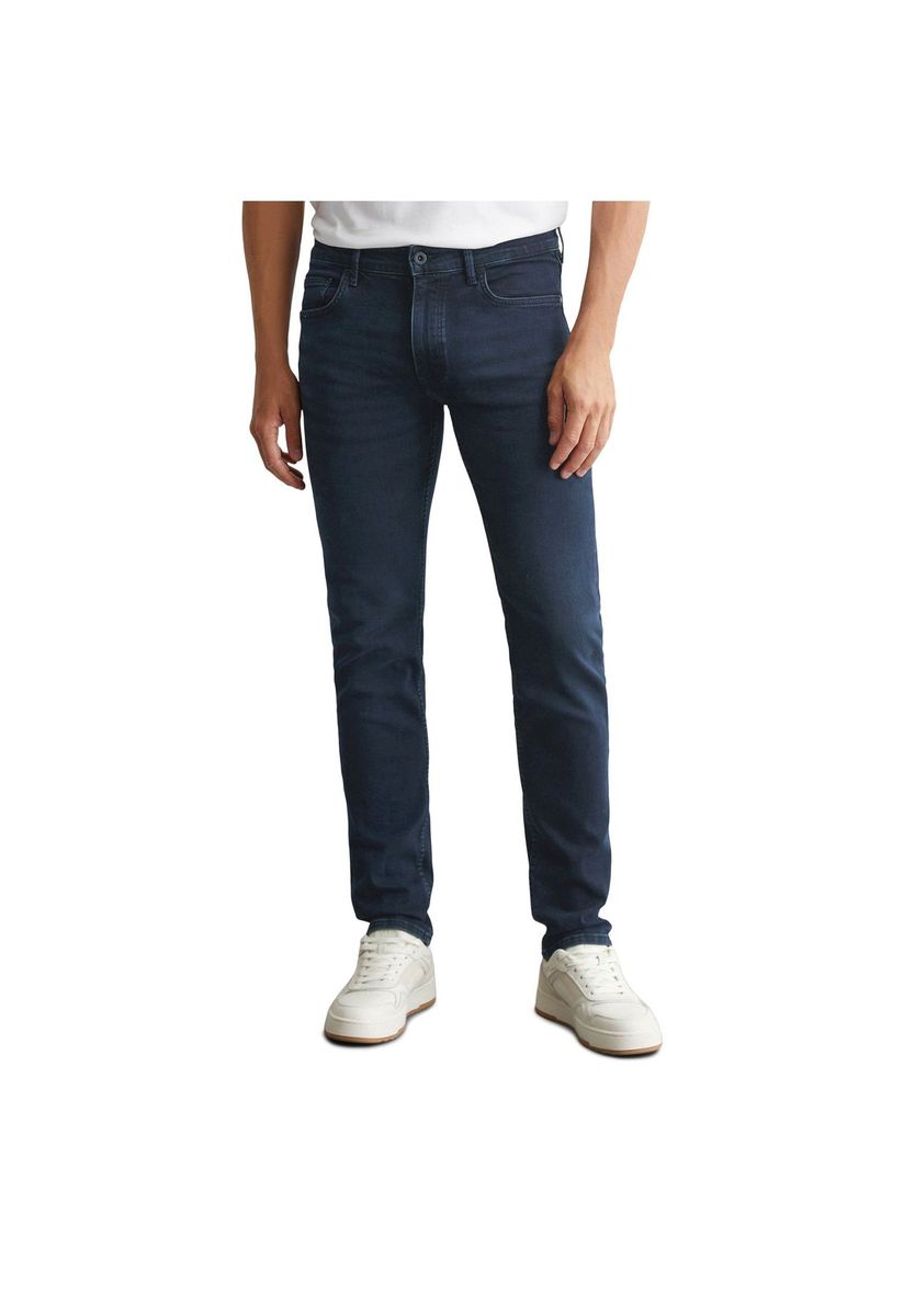 Stretch Denim Jeans mit dunkler Waschung