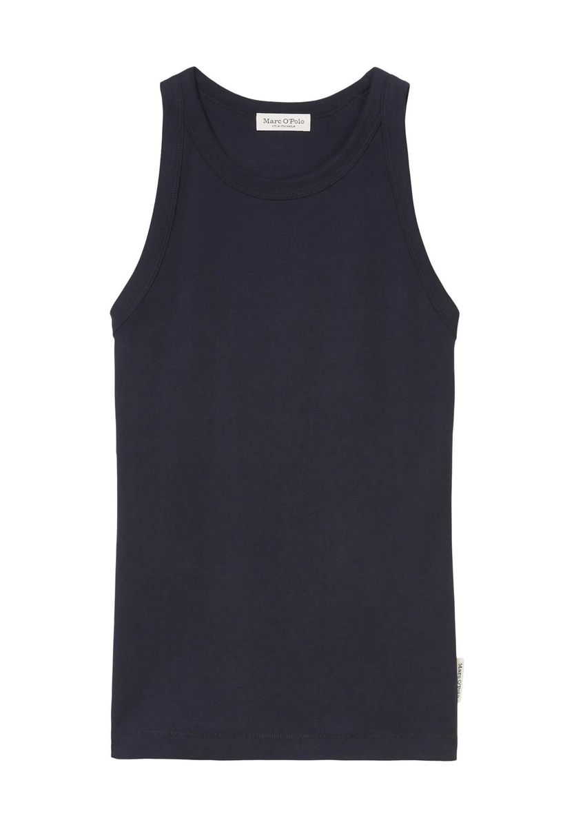 Marc O'Polo Top, Bio-Baumwolle, für Damen, blau, XS