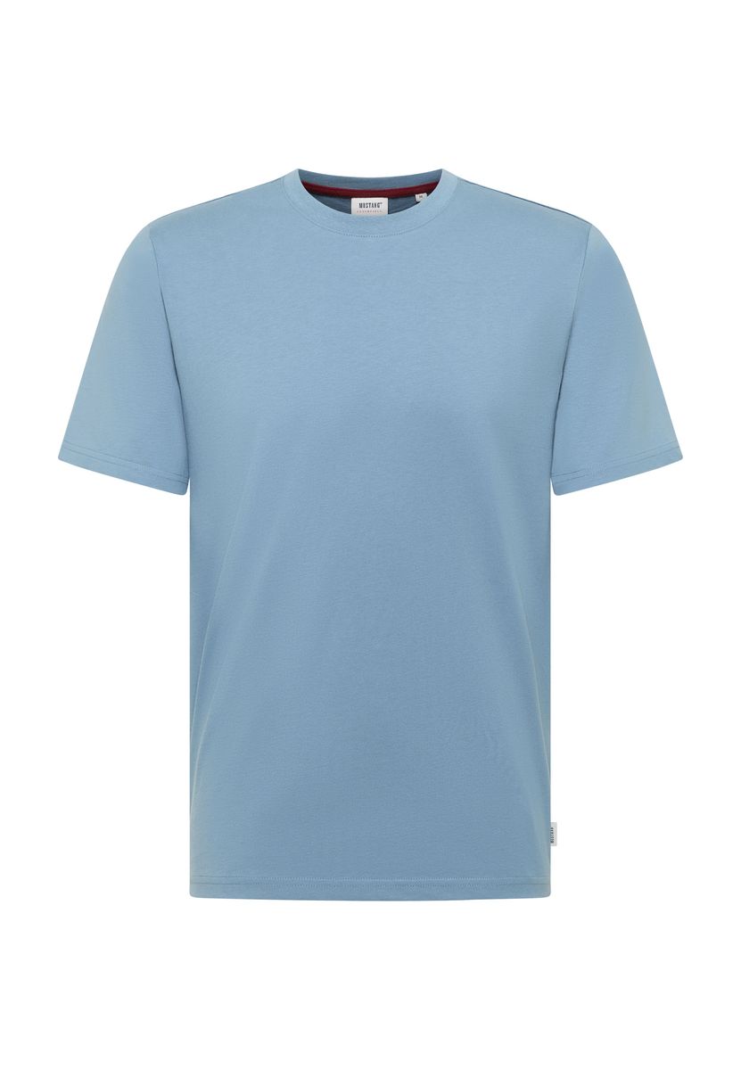 Klassisches einfarbiges Rundhals-T-Shirt