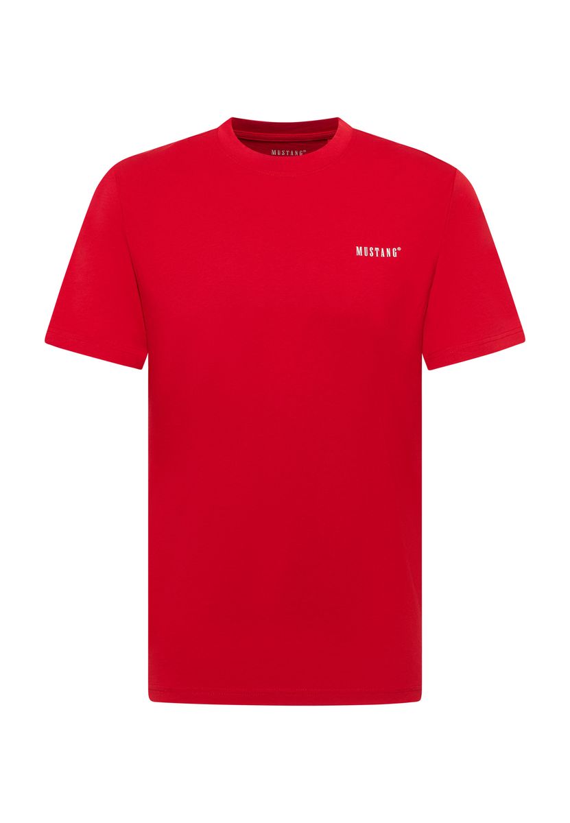 Klassisches Baumwoll-T-Shirt mit Rundhalsausschnitt