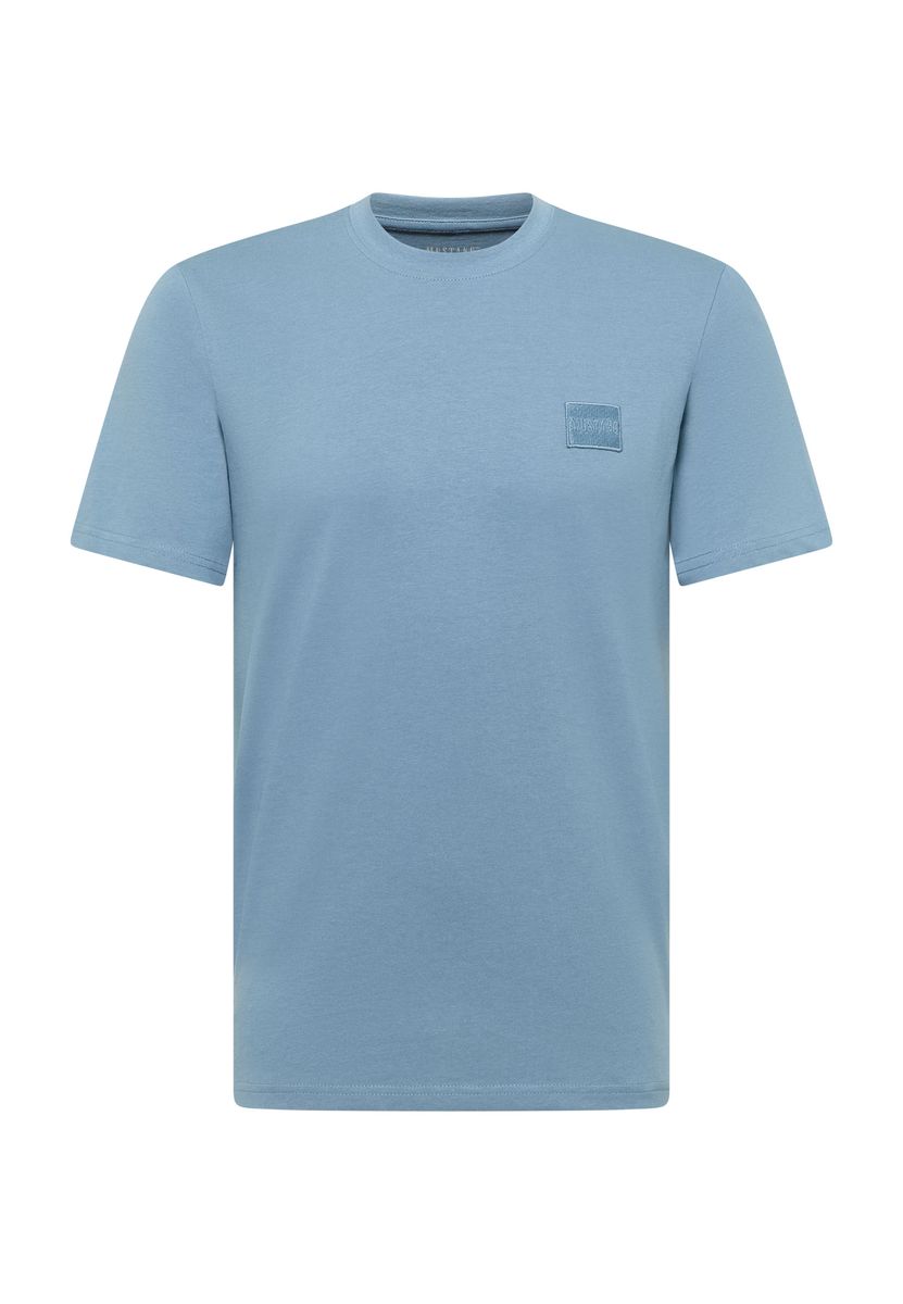 Klassisches Rundhals-T-Shirt aus Baumwolle