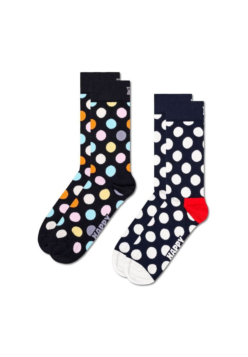 Klassische Baumwollsocken mit großen Punkten