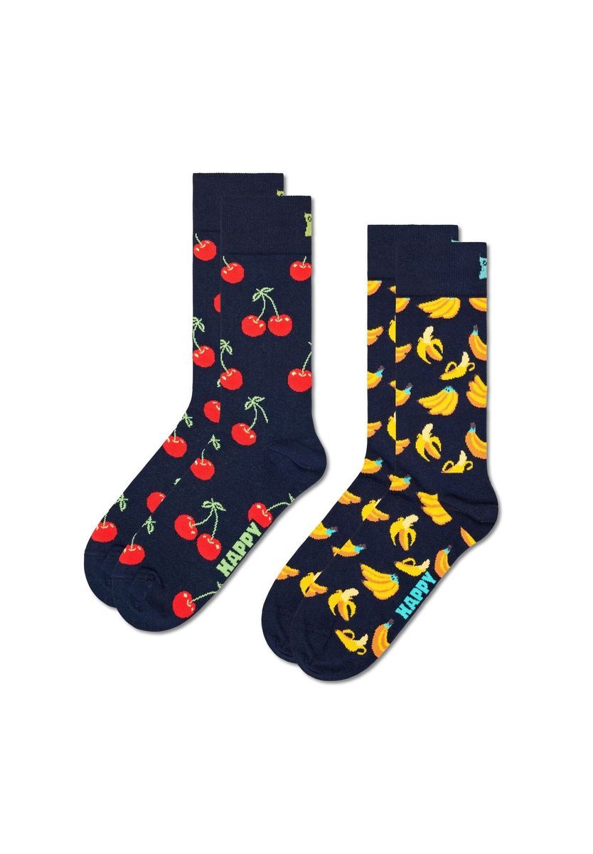 Lustiges Socken-Set mit Fruchtmuster