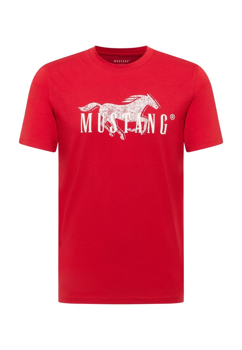 Lässiges Grafik-T-Shirt mit Pferdeprint