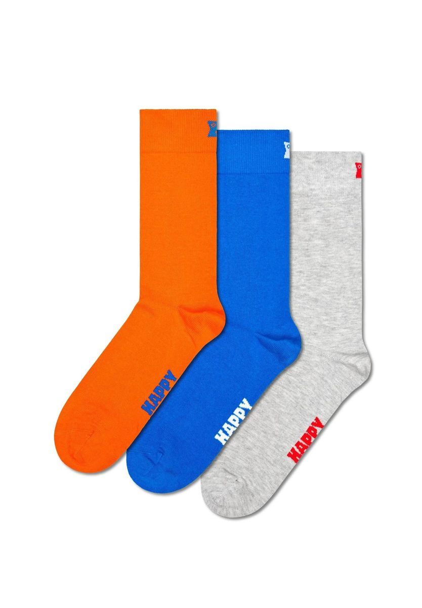 Graue lässige Socken aus Baumwollmischung