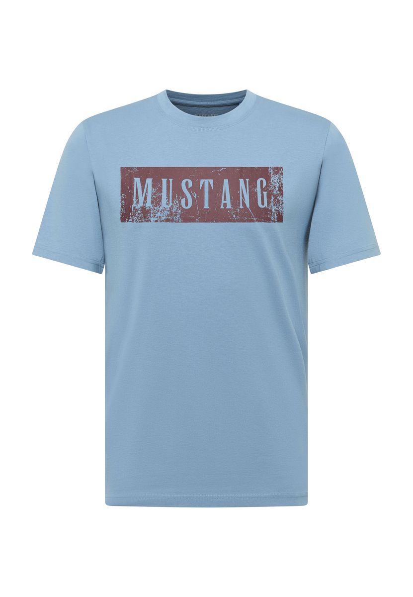Klassisches Baumwoll-T-Shirt mit Grafik-Print