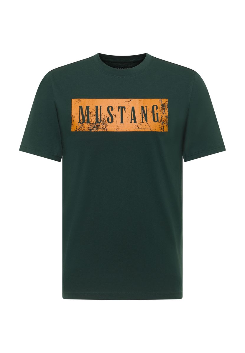 Baumwoll-T-Shirt mit grafischem Logo-Print