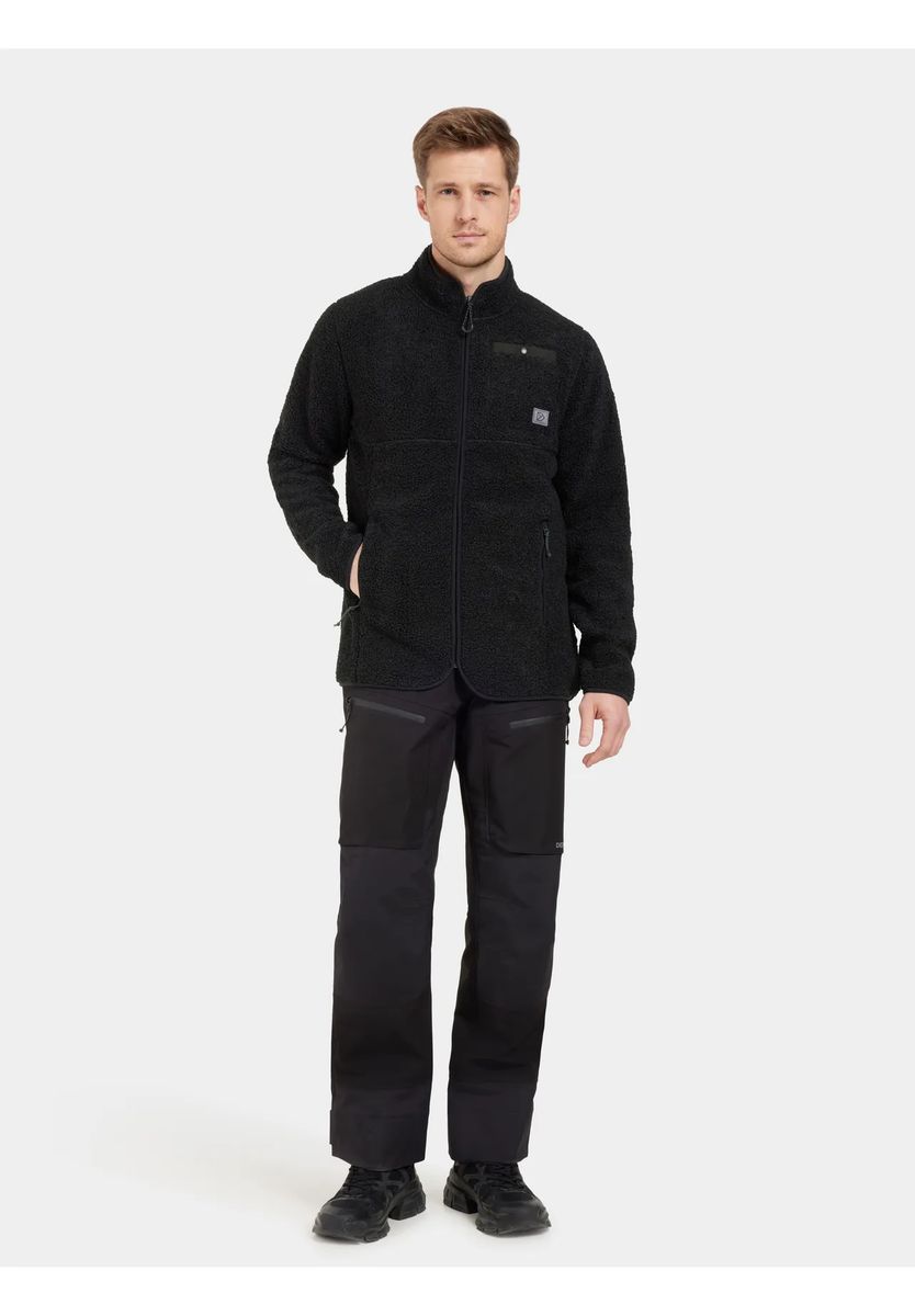 Herren Kuschel Sherpa Fleece Jacke