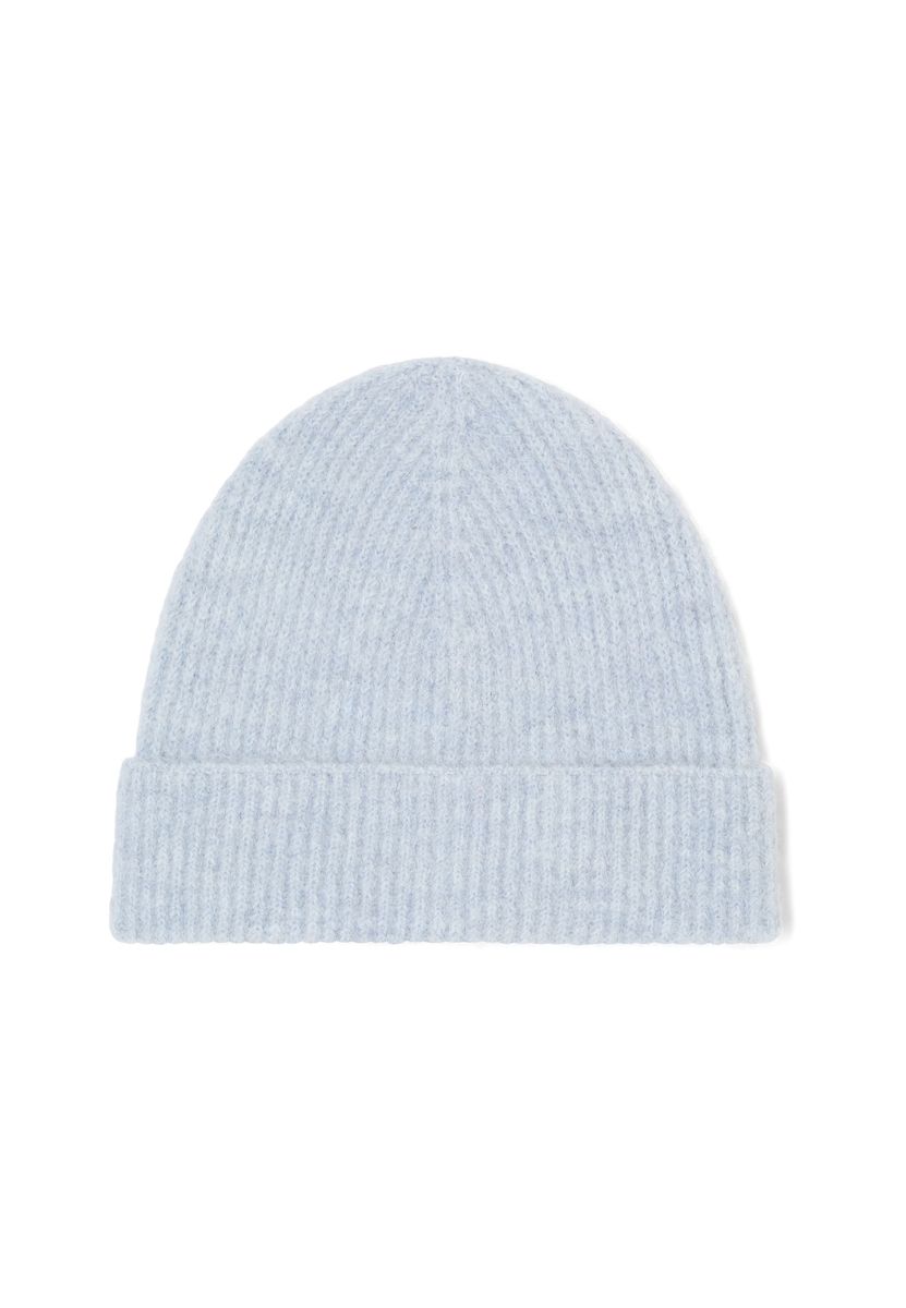 Weiche Strickmütze mit Umschlag