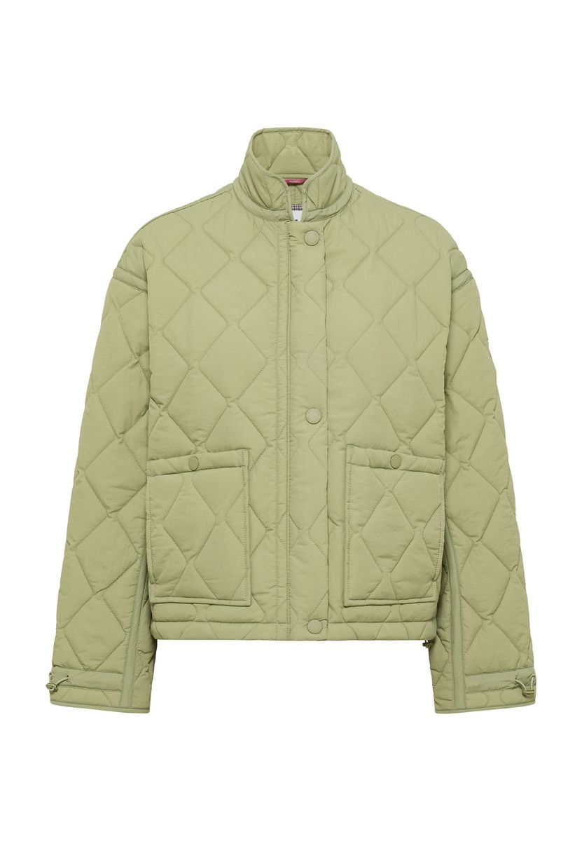 Leicht gesteppte Jacke mit Rautenmuster