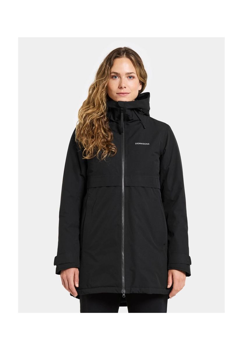 Damen Parka mit Kapuze und gerader Passform
