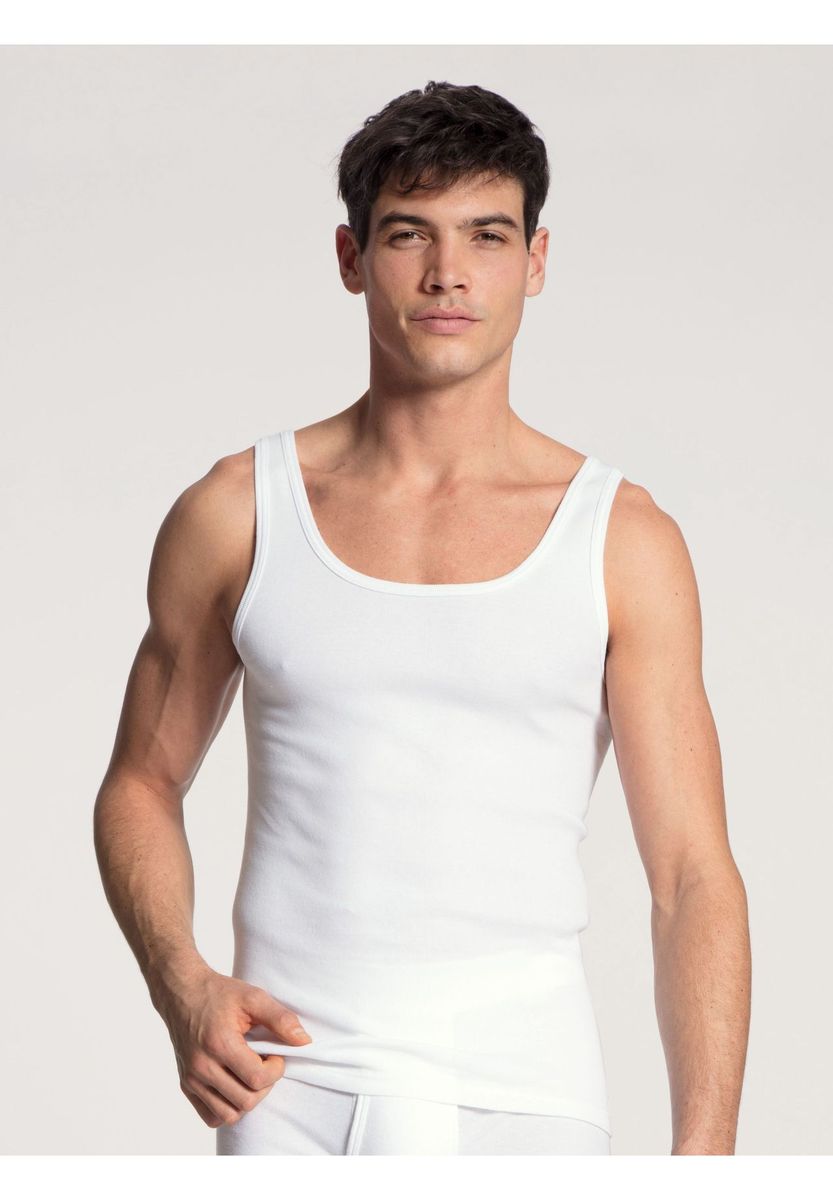 Klassisches geripptes Baumwoll-Tanktop