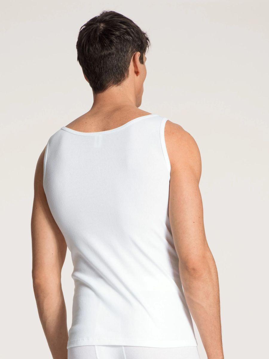 Klassisches geripptes Baumwoll-Tanktop