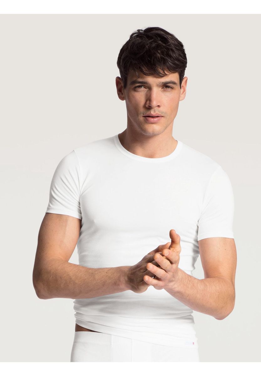 Figurbetontes Pima Baumwoll Jersey Shirt