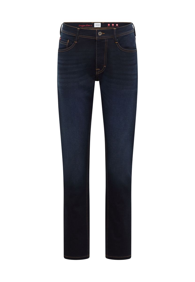 Tapered Knitted Jeans im Komfort-Schnitt