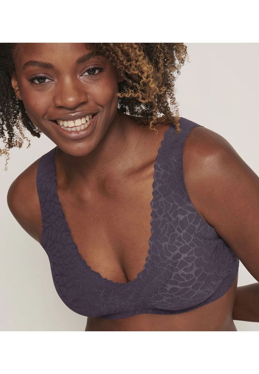 Nahtloses Spitzen-Bralette mit herausnehmbaren Pads