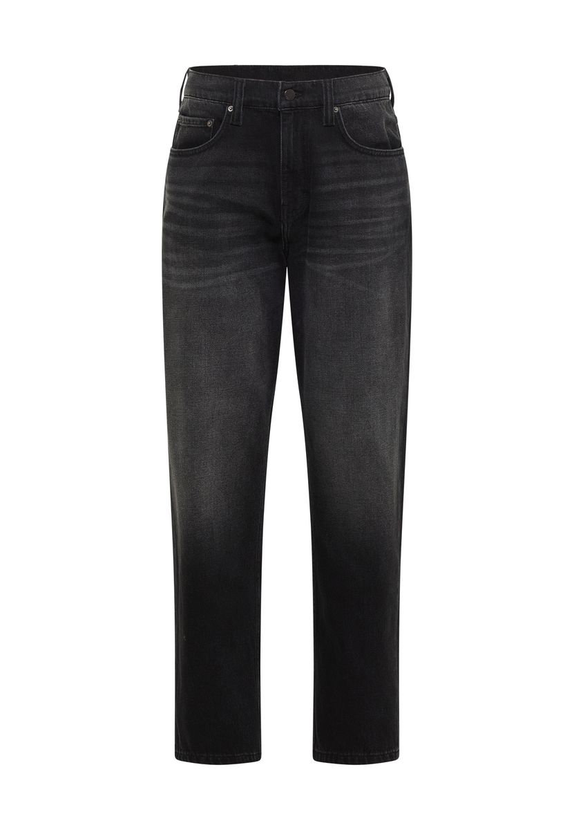 Relaxed Straight Leg Denim Jeans