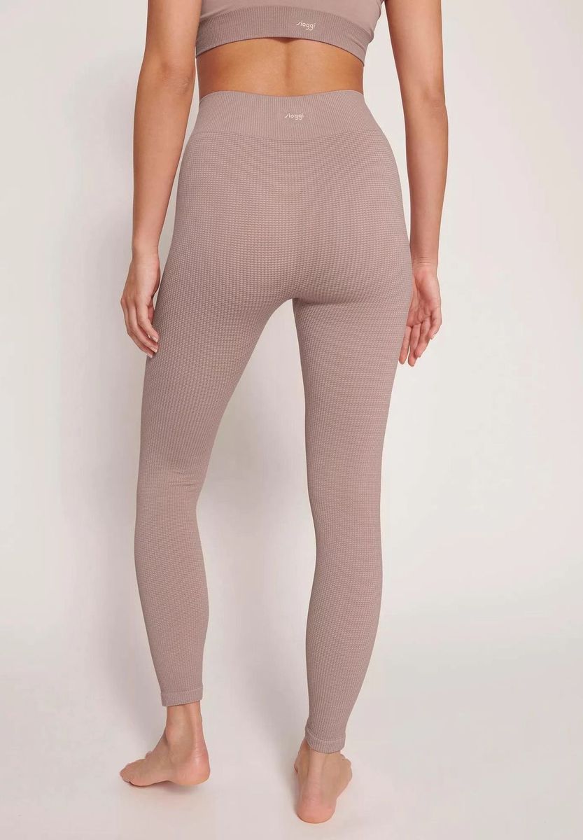 Gerippte, nahtlose, hochtaillierte Strickleggings