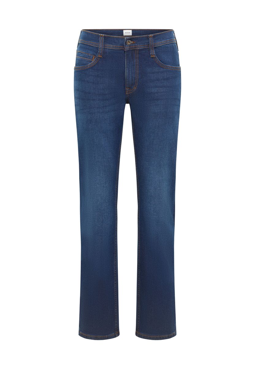 Schmal geschnittene Bootcut-Jeans