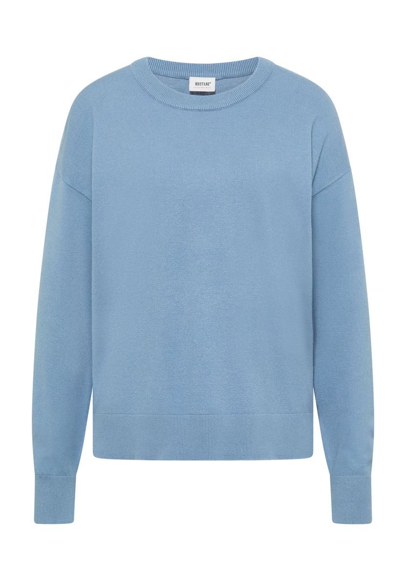 Weicher Rundhals-Strickpullover