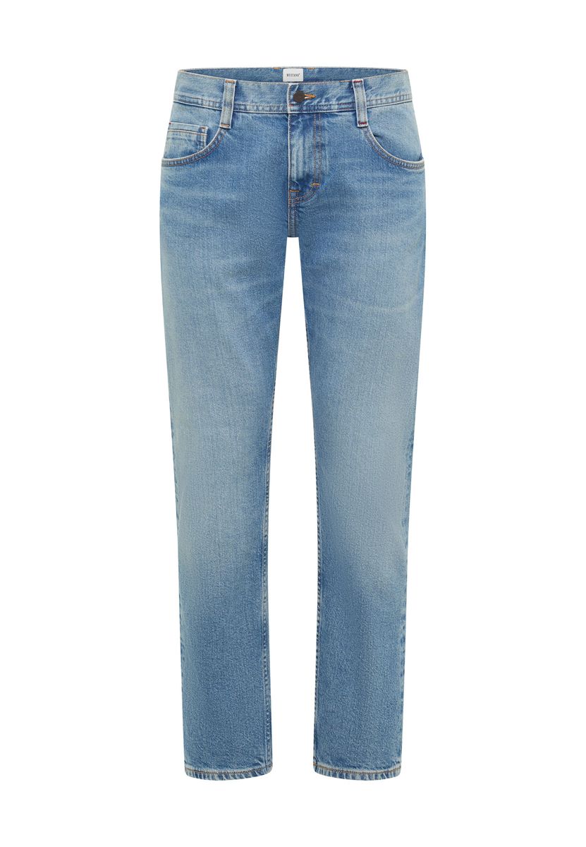Klassische Straight Leg Denim-Jeans