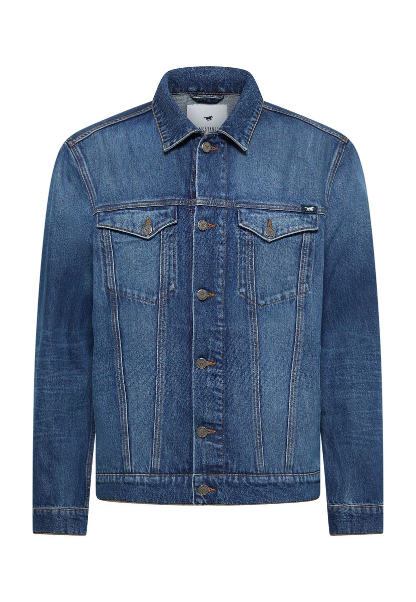 Klassische Denim Trucker-Jacke