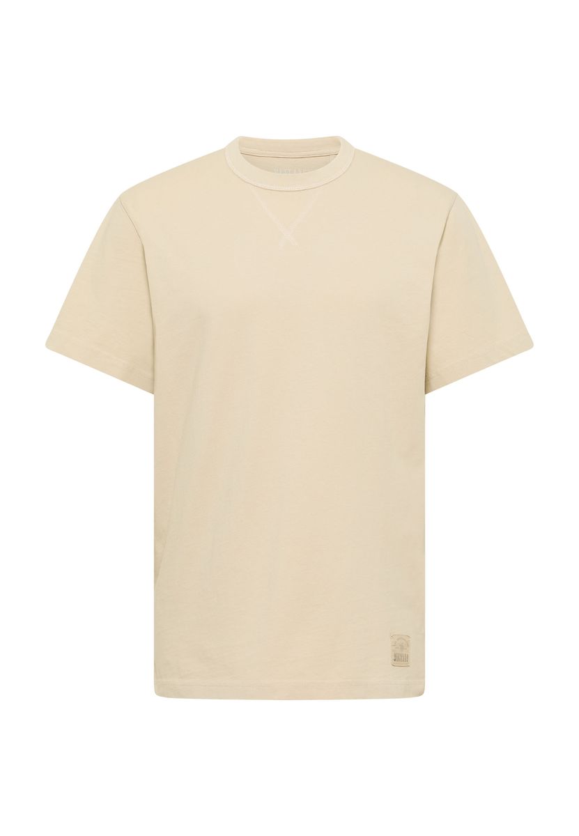 Lockeres Baumwollshirt mit V-Stich