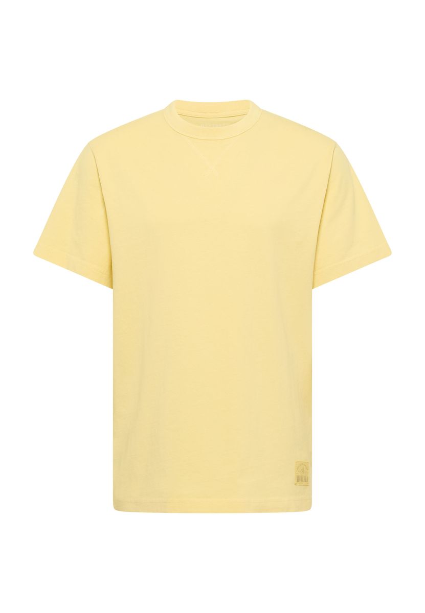 Lockeres Baumwoll-T-Shirt mit Rundhalsausschnitt