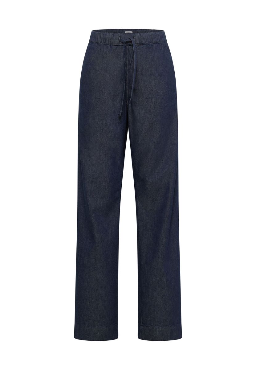 Leichte Wide Leg Jeans mit Kordelzug