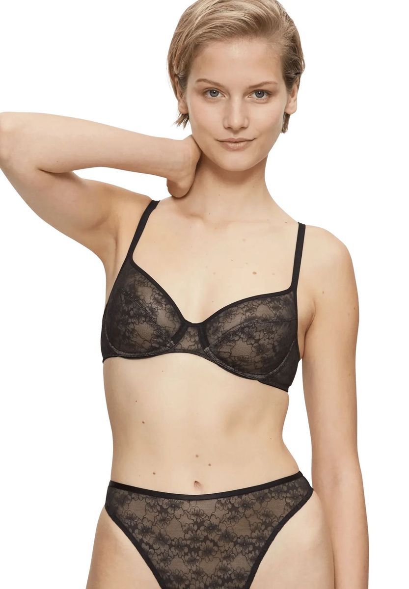 BH mit floraler Spitze und Bügel