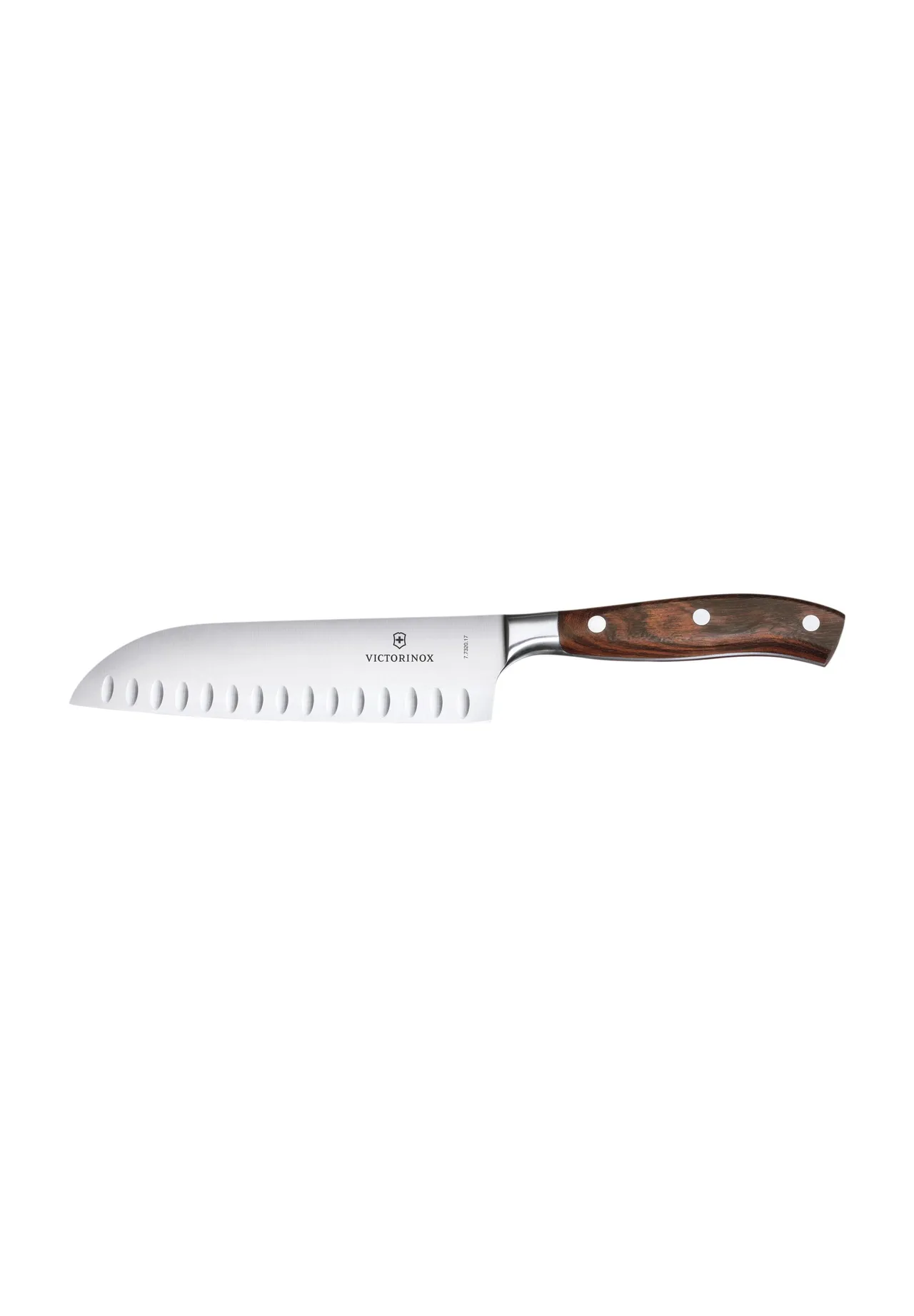 VICTORINOX Santokumesser "Grand Maitre Wood", 38,7x2,5x9,7 cm, braun