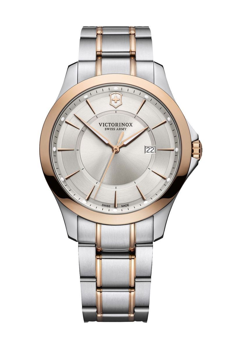 Zweifarbige Schweizer Armee Armbanduhr