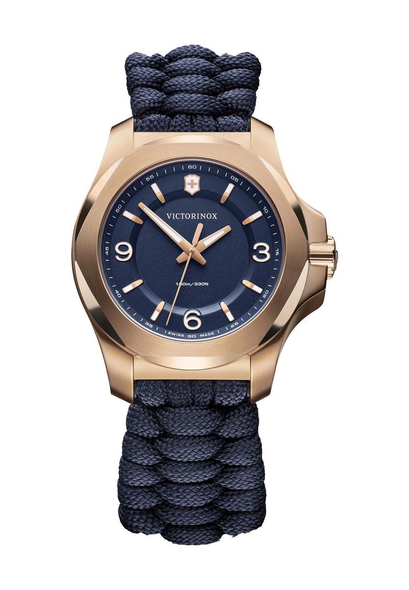 VICTORINOX Damenuhr "I.N.O.X. 241955", roségold/blau