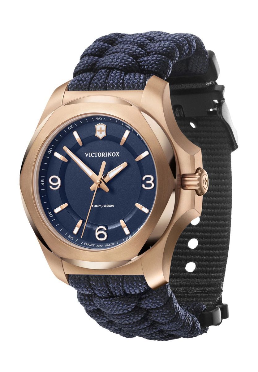VICTORINOX Damenuhr "I.N.O.X. 241955", roségold/blau