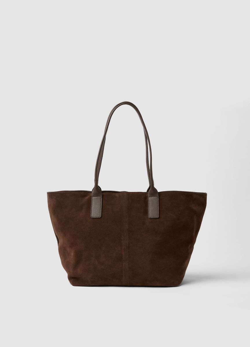 Minimalistischer Shopper aus Wildleder