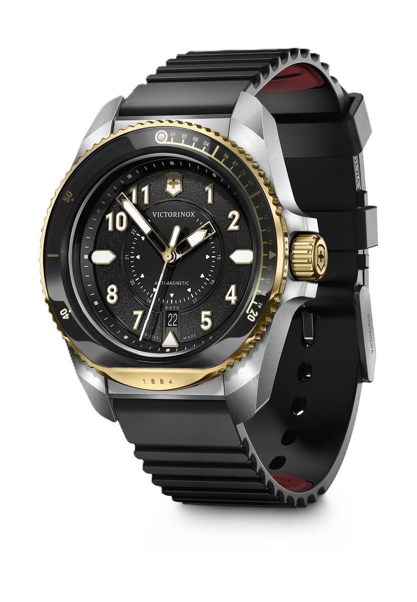 Journey 1884 Antimagnetische Schwarze Armbanduhr