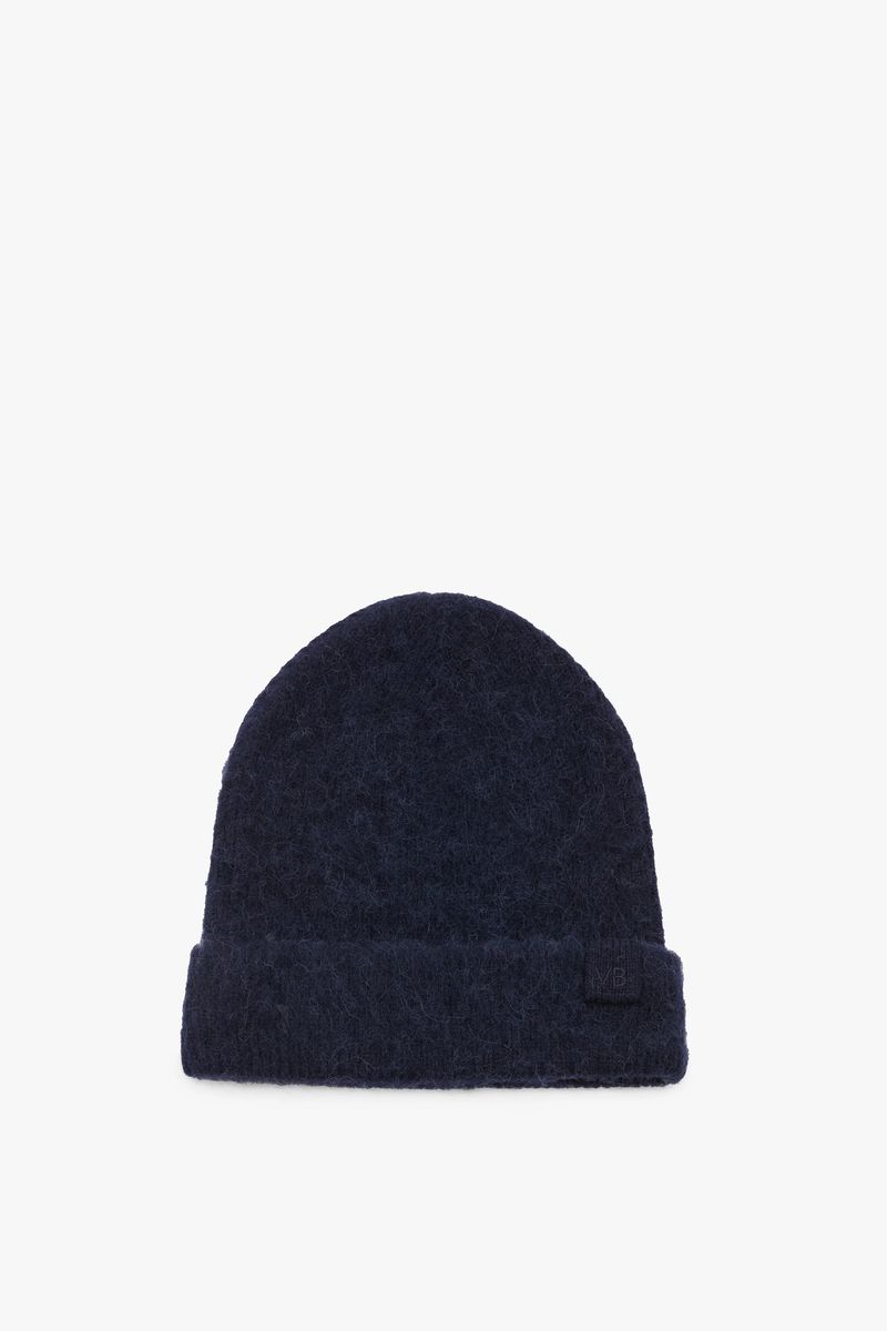Gemütliche Beanie aus Alpakawollmischung