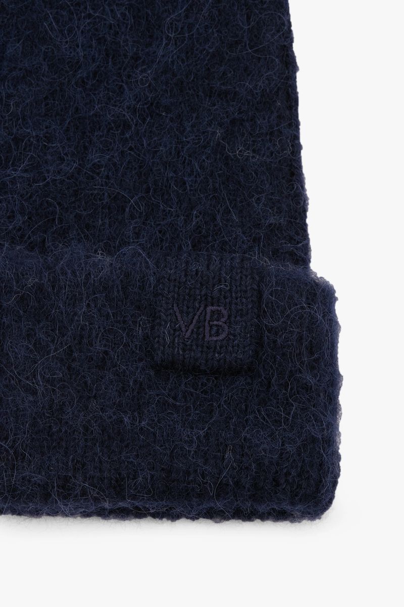 Gemütliche Beanie aus Alpakawollmischung