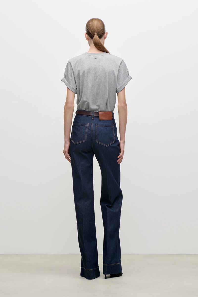 Alina High-Waist Denim mit weitem Bein
