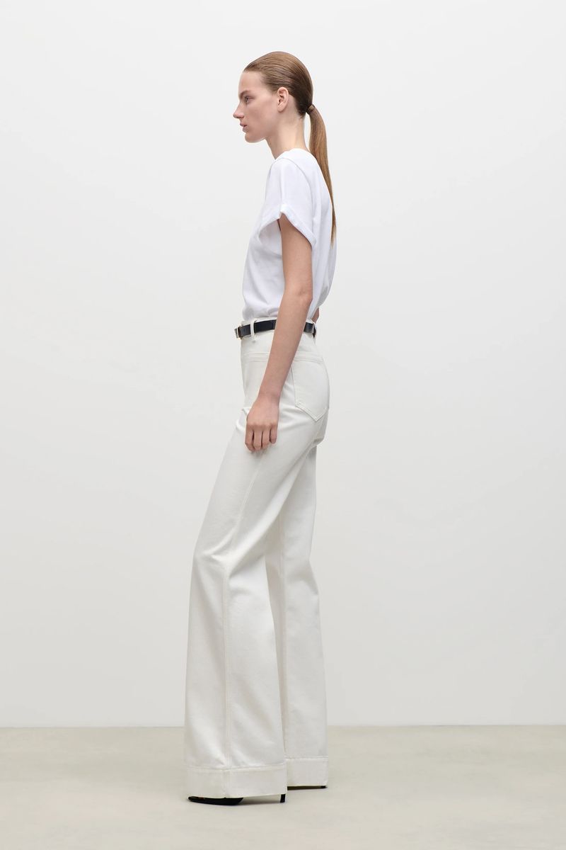 Alina High-Waist-Jeans mit weitem Bein