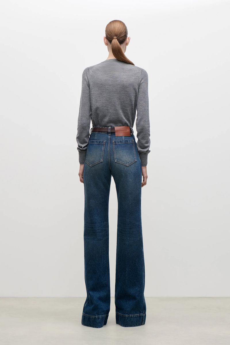 Hochgeschnittene Heritage-Jeans mit Schlag