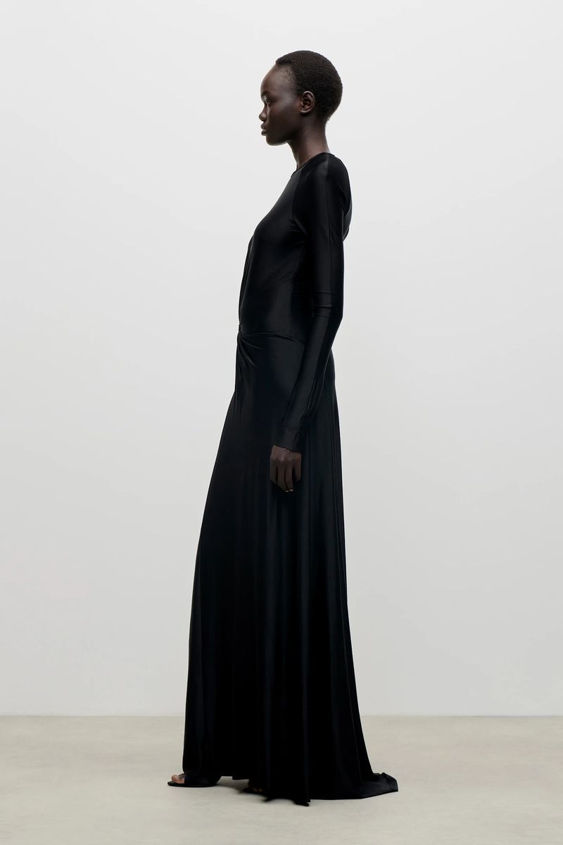 Bodenlanges Florence Jersey-Abendkleid