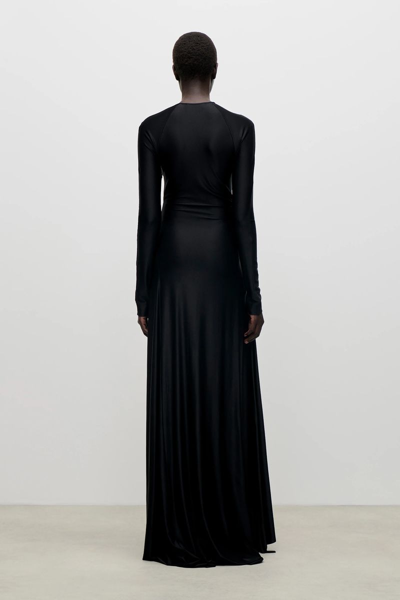 Bodenlanges Florence Jersey-Abendkleid