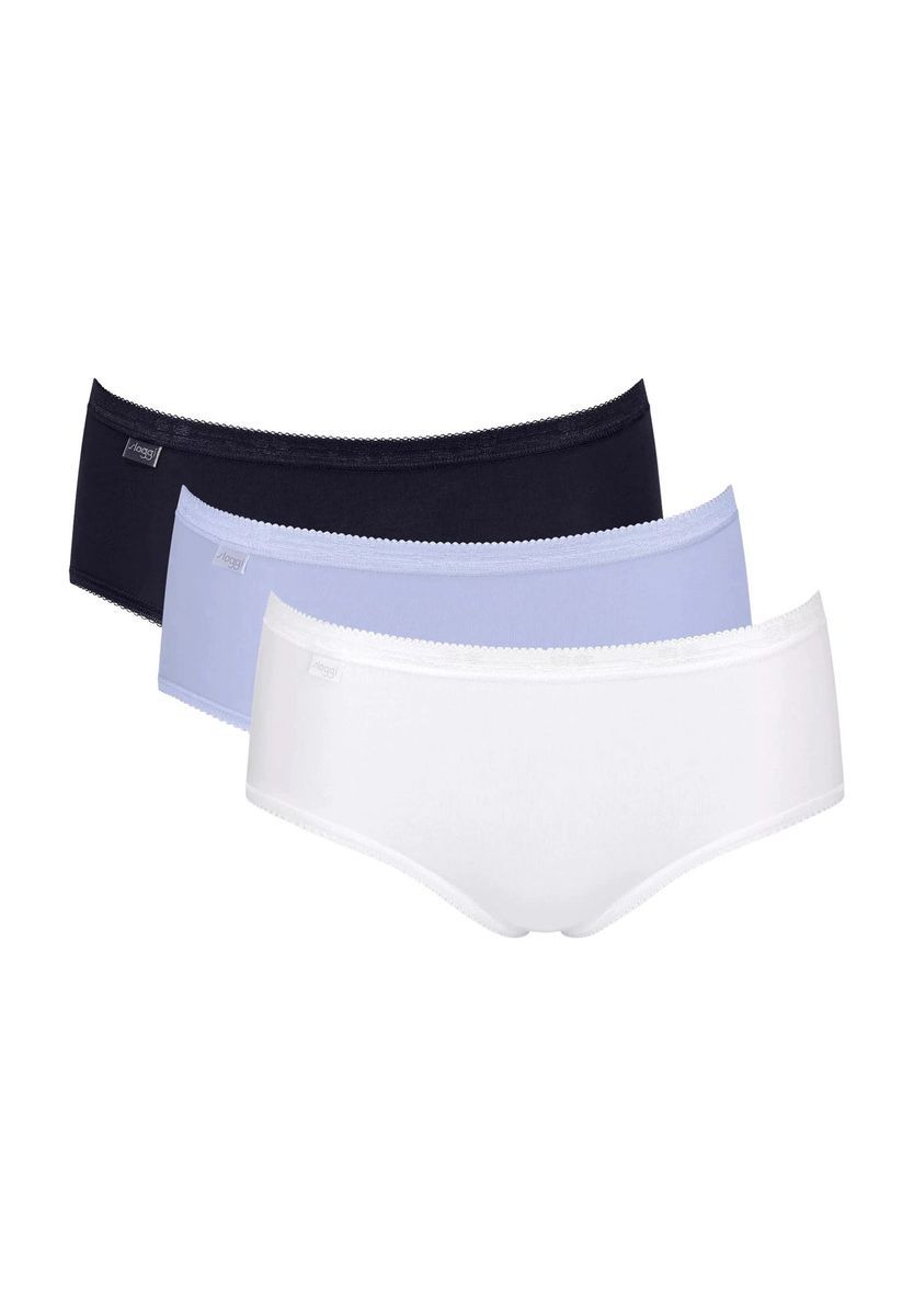 Klassische Midi-Slips aus Baumwollmischgewebe