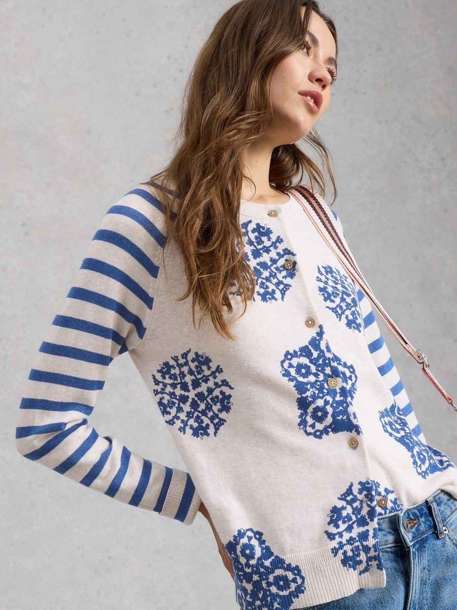 Lulu Strickjacke mit Mustermix