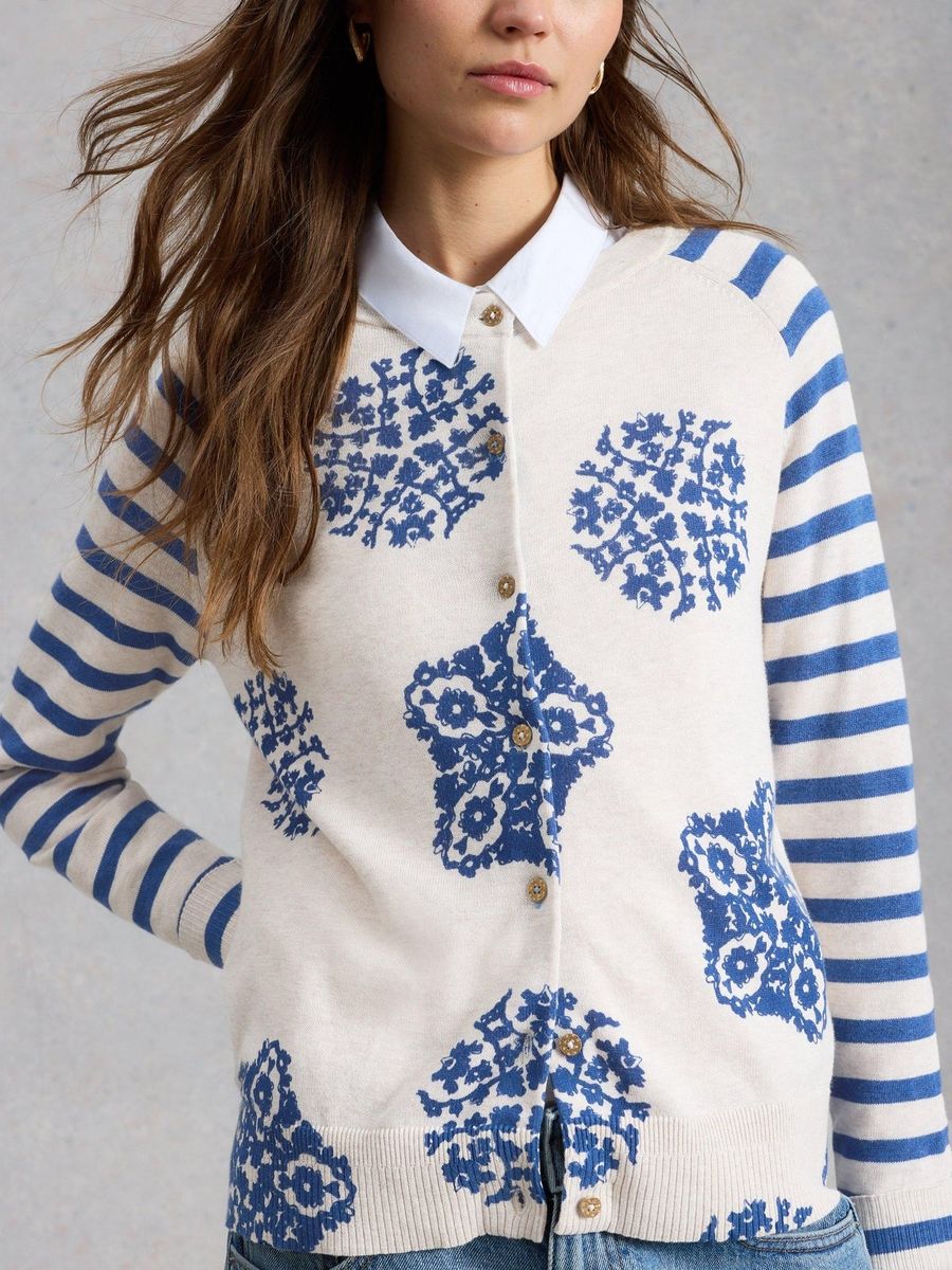 Lulu Strickjacke mit Mustermix