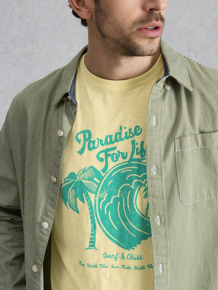 T-Shirt mit Paradise-Surf-Grafik